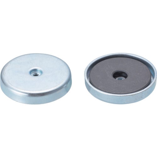 ＴＲＵＳＣＯ　マグネットホルダ　吸着力９０Ｎ　Φ４４ＸＨ８　三価クロメート＿