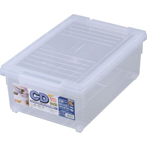 ＴＥＮＭＡ　ＣＤいれと庫　ワイド　クリア　２９０×４６５×１８０＿