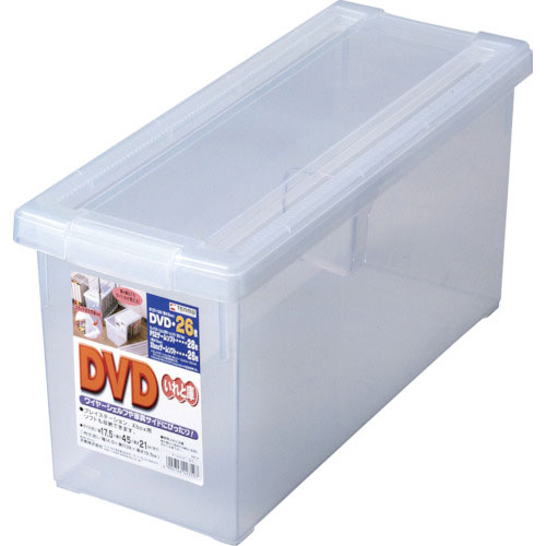 ＴＥＮＭＡ　ＤＶＤいれと庫　クリア　１７５×４５０×２１０＿