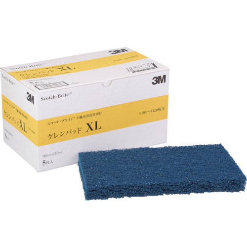 ３Ｍ　スコッチ・ブライト　ケレンパッドＸＬ　＃１００～１２０相当　青＿
