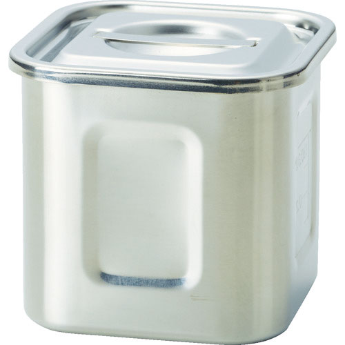 ＴＲＵＳＣＯ　ステンレス角タンク　０．４６Ｌ　８０　取手無＿