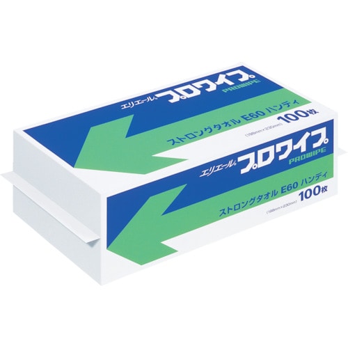 エリエール　プロワイプ　ストロングタオル　Ｅ６０　ハンディ１００枚　１６パック＿