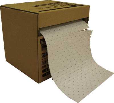 ＴＲＵＳＣＯ　油吸収シート　油専用　４００ＭＭ×３０ＭＸ３ＭＭ　（１巻入）＿