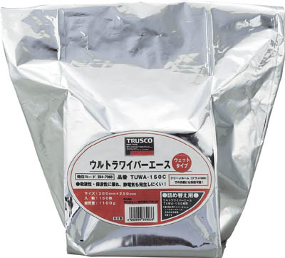 ＴＲＵＳＣＯ　ウルトラワイパーエース　ウエットタイプ　詰替用　１５０枚入＿