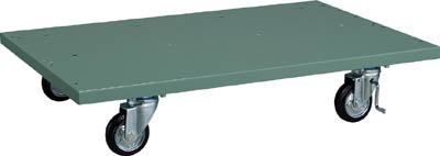 ＴＲＵＳＣＯ　パネルコンテナラック用兼用キャスターベース　緑＿