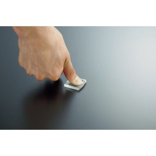 ＴＲＵＳＣＯ　耐震・防振・防音Ｇマット　２５×２５ｍｍ　４個　透明＿