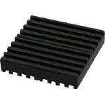 光　両面筋入りゴム　黒