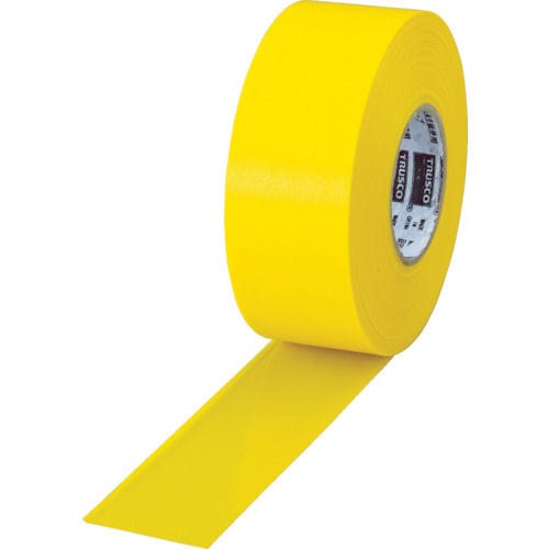ＴＲＵＳＣＯ　目印テープ　３０ｍｍＸ５０ｍ　イエロー＿
