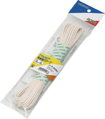 ＴＲＵＳＣＯ　綿ロープ　金剛打　線径３ｍｍＸ長さ１０ｍ＿