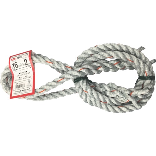 ユタカ　台付ロープ　１６ｍｍ×２ｍ＿