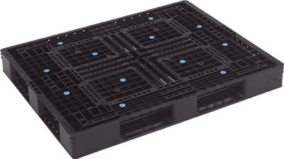 ＴＲＵＳＣＯ　樹脂パレット　片面４方差　１４００Ｘ１１００＿