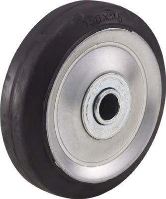 ＴＲＵＳＣＯ　二輪運搬車用車輪　Φ１５０ゴム車輪　１０１１用＿