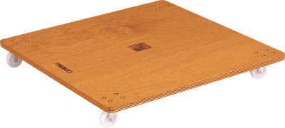 ＴＲＵＳＣＯ　合板平台車プティカルゴ　９００Ｘ９００　ナイロン車＿