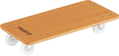 ＴＲＵＳＣＯ　合板平台車プティカルゴ　６００Ｘ３００　ナイロン車＿