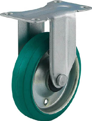 ＴＲＵＳＣＯ　エコ運搬車用キャスター　三価クロムめっきΦ１００　固定＿