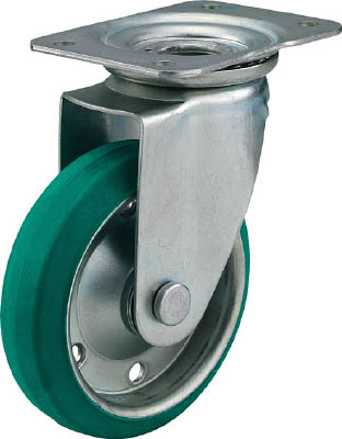 ＴＲＵＳＣＯ　エコ運搬車用キャスター　三価クロムめっきΦ１３０　自在＿