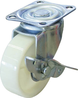 ＴＲＵＳＣＯ　ルートバン用　自在ストッパー付キャスター７５ナイロン車＿