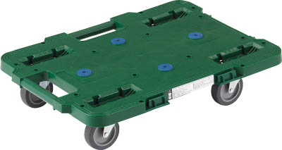 ＴＲＵＳＣＯ　ルートバン　３７０Ｘ５００　４輪自在　緑＿