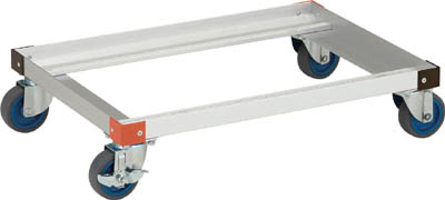 ＴＲＵＳＣＯ　アルミカート　内寸５４０Ｘ３７５　エアーキャスター＿