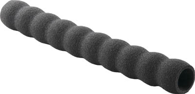 ＴＲＵＳＣＯ　小型樹脂台車こまわり君用グリップ　内径約２２Ｘ２５０　ブラック＿