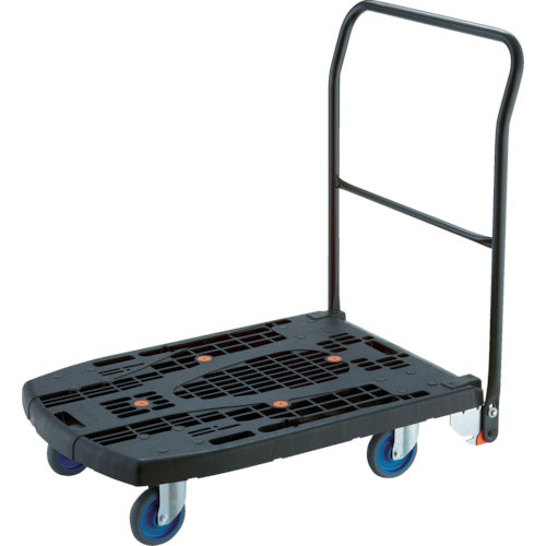 ＴＲＵＳＣＯ　カルティオビッグフラット　回転　９００Ｘ６００　４輪自在　黒＿