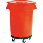 エレクター　ラウンドブルートコンテナ用フタ　１２１．１Ｌ用　レッド＿