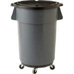 エレクター　ラウンドブルートコンテナ用フタ　１６６．５Ｌ用　ブラック＿