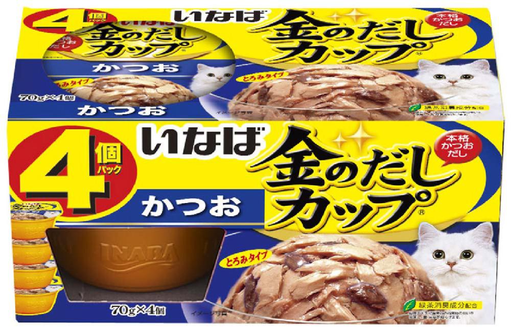 いなば　金だしカップ　かつお　４個パック