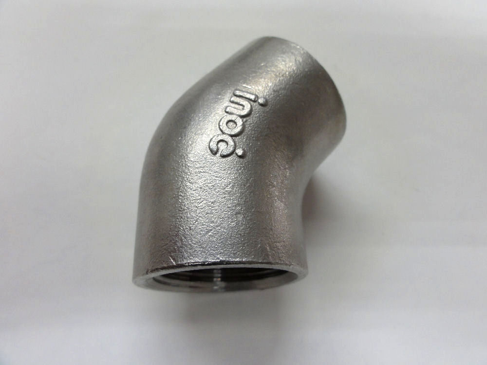 ステンレス継手４５度エルボ２５Ａ（１Ｂ）