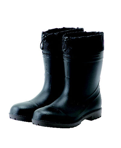 Ｋ＋ＷＯＲＫＳ　耐油セーフティーＰＶＣショートブーツ　ブラック　Ｍ