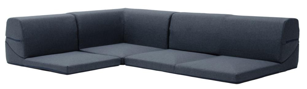 デニム調インディゴブルー