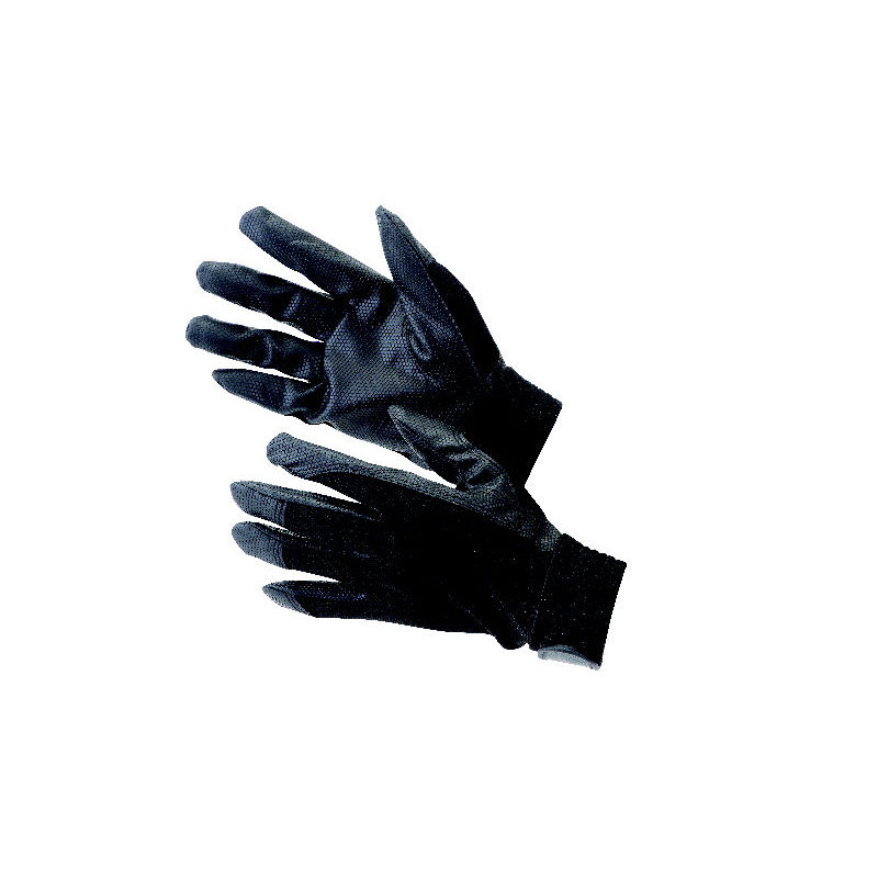 合成皮革手袋　ＬＬブラック　３双セット