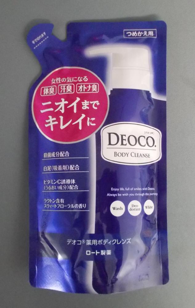 ロート　デオコ薬用ボディクレンズ　ボディソープ　詰め替え　２５０ｍＬ
