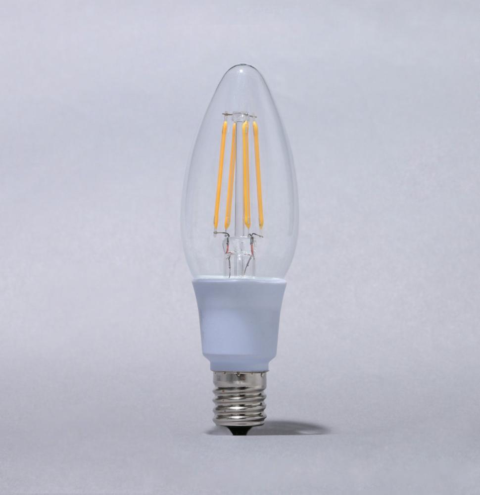 ＬＥＤフィラメント電球　小形調光　電球色４０形相当４５０ｌｍ　ＬＤＣ４Ｌ－Ｇ－Ｅ１７／Ｄ－ＦＣクリア