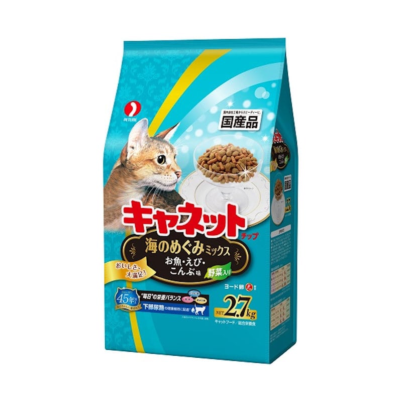 ペットライン　キャネットチップ　海のめぐみミックス　２．７ｋｇ