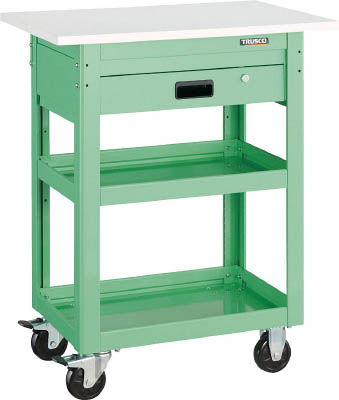 ＴＲＵＳＣＯ　ツールワゴン　ドルフィン　天板付　９＿