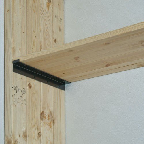 ウォリスト　棚受金具４枚用　黒