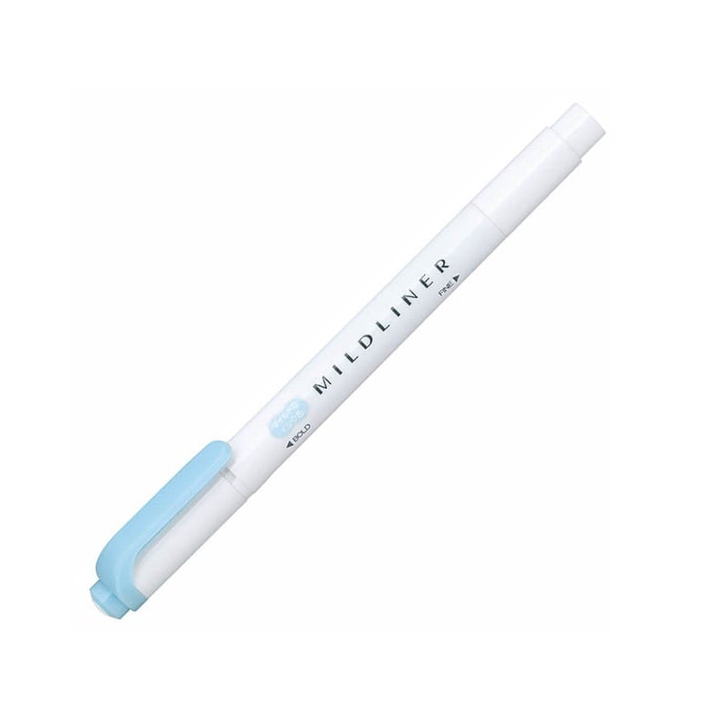 ゼブラ　マイルドライナー　ブルー