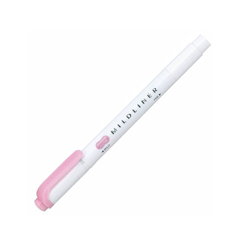 ゼブラ　マイルドライナー　ピンク