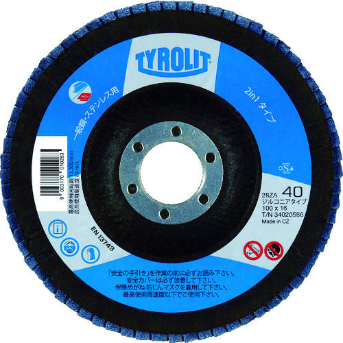 ＴＹＲＯＬＩＴ　フラップディスク　ファイ１００　＃８０＿