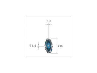 ナカニシ　フェザーゴム砥石　（１Ｐｋ（袋）＝１０本入）＿