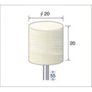 ナカニシ　フェルトバフハードタイプ　（１Ｐｋ（袋）＝１０本入）＿