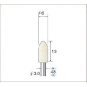ナカニシ　フェルトバフソフトタイプ　（１Ｐｋ（袋）＝１０本入）＿