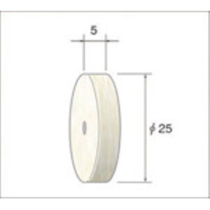 ナカニシ　ホイール型フェルトバフ　（１Ｐｋ（袋）＝１０本入）＿