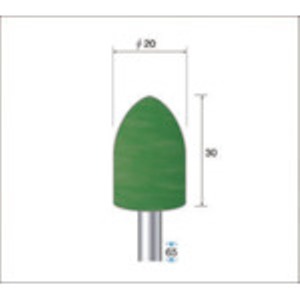 ナカニシ　研磨材入りフェルトバフ　（１Ｐｋ（袋）＝５本入）＿