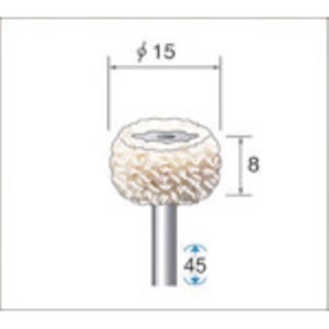 ナカニシ　綿糸バフ　（１Ｐｋ（袋）＝１０本入）＿