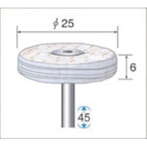 ナカニシ　綿バフ　（１Ｐｋ（袋）＝５本入）＿