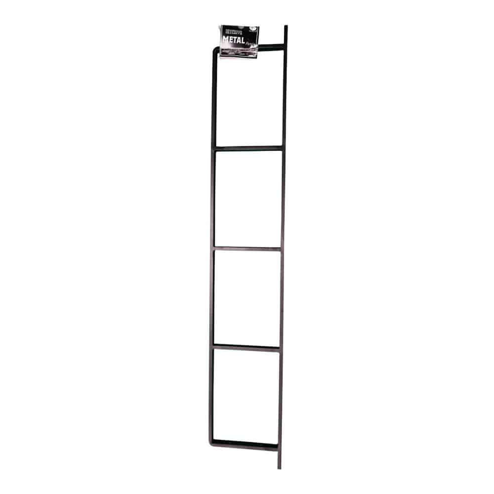 八幡ねじ　フラットラダーシェルフ　ブラック　Ｘ４材用