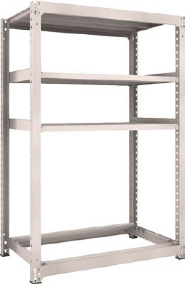 ＴＲＵＳＣＯ　Ｍ３型中量棚　１２００Ｘ７２１ＸＨ１８００　３段＋タイヤ１段＿