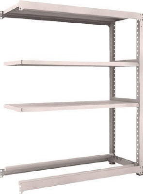 ＴＲＵＳＣＯ　Ｍ３型中量棚　１５００Ｘ５７１ＸＨ１８００　３段＋タイヤ１段　連結＿